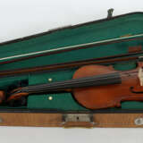 Geige mit 2 Bögen schlanke 4/4-Violine, auf innenl… - photo 4