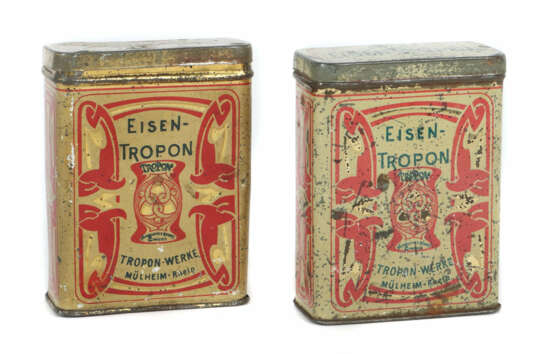 Velde, Henry van de Paar Eisen-Tropon-Deckeldosen,… - photo 1
