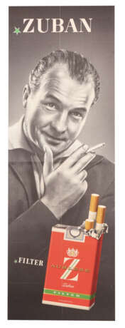 Werbeplakat ''Zuban'' modern, großformatiges Offse… - photo 1