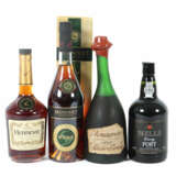 4 Flaschen Spirituosen 1x Monnet Cognac, VSOP, 40%… - Foto 1