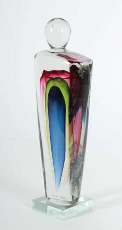 Figurale Glasskulptur mit ''Sommerso''-Dekor 2. Hä… - photo 2