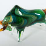 Tierfigur ''Stier'' 2. Hälfte 20. Jh., farbloses G… - photo 2
