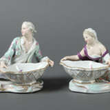 2 Figurenschalen Meissen, 1850-1924, Porzellan, gl… - фото 1