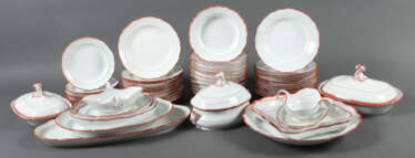 Meissen-Speiseservice für mind. 9 Personen 1850-19…