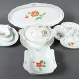 7-tlg. Meissen-Konvolut 1850-1924, Porzellan, glas… - photo 2