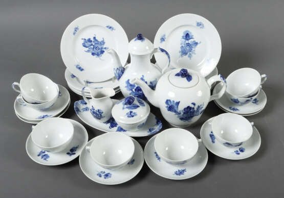 Kaffee-/Teeserviceteile ''Blaue Blume'' für 8 Pers… - photo 2
