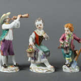 3 variierende Meissen-Figuren Nach 1934, Porzellan… - Foto 1