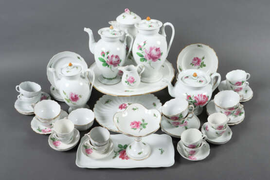 Kaffee-/Tee-/Mokkaserviceteile ''Rote Rose'' für m… - photo 2
