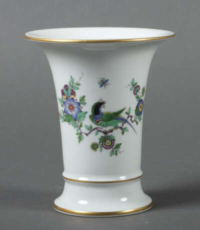 Trompetenvase mit Indischmalerei Meissen, nach 193… - фото 1