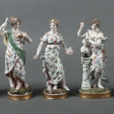 5 Porzellanfiguren ''Die Allegorien der Kunst'' Wo… - photo 1