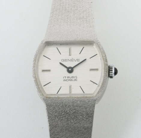 Damenarmbanduhr Um 1970, Weißgold 585, punziert, M… - Foto 1