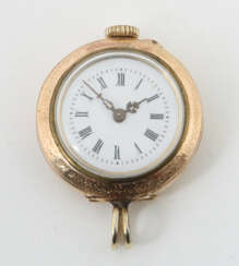 Damentaschenuhr Um 2000, Gelbgold 585, punziert, S…