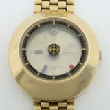 Herrenarmbanduhr Zodiac 1970er Jahre, Gelbgold 750… - Foto 1