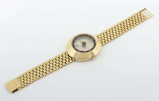 Herrenarmbanduhr Zodiac 1970er Jahre, Gelbgold 750… - Foto 2