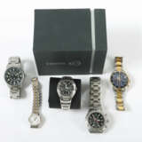 Konvolut Uhren modern, 5 Uhren der Marken: Tissot … - photo 2