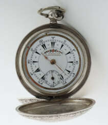 Herrentaschenuhr Um 1900, Gehäuse Silber 800, gest…