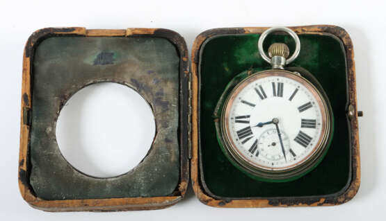 Große Herrentaschenuhr Anfang 20. Jhr., Gehäuse au… - Foto 2
