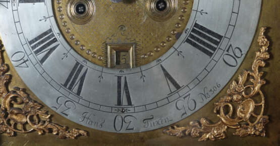 Standuhr mit Mondphase Ende 18. Jh., Ziffernscheib… - photo 3