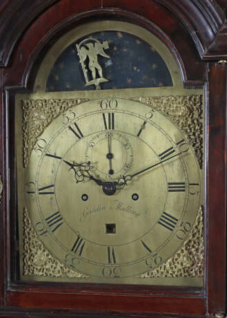 George III.-Bodenstanduhr England, um 1800, Messin… - photo 2