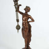 Mysterieuse-Pendeluhr mit Jugendstil-Dame 20. Jh.,… - photo 2