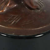 Mysterieuse-Pendeluhr mit Jugendstil-Dame 20. Jh.,… - photo 3