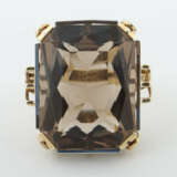 Ring mit Rauchtopas 1950er Jahre, Gelbgold 585, ca… - фото 1