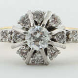 Ring mit Diamanten Um 1970, Entouragering mit Diam… - фото 1