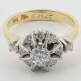 Ring mit Diamanten Um 1970, Entouragering mit Diam… - фото 2