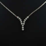 Collier mit Diamanten 1970er Jahre, besetzt mit 13… - photo 1
