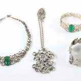 Konvolut Silberschmuck modern, best. aus 2 Ketten … - photo 1
