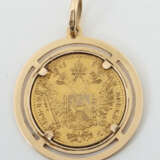 Münzanhänger Gelbgold 986/585, punziert, 1 Ducat, … - photo 2