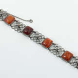 Armband mit Bernstein 20. Jh., Silber 925, punzier… - photo 2