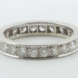 Memoryring Weißgold 750, schlichte Ringschiene vol… - photo 1