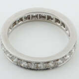 Memoryring Weißgold 750, schlichte Ringschiene vol… - photo 2