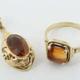 Ring und Anhänger modern, Set Ring und Anhänger, G… - Foto 1