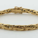 Goldarmband modern, Gelbgold 750, punziert, Punze … - Foto 1