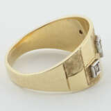 Ring mit Brillanten modern, besetzt mit vier 8-kan… - photo 2