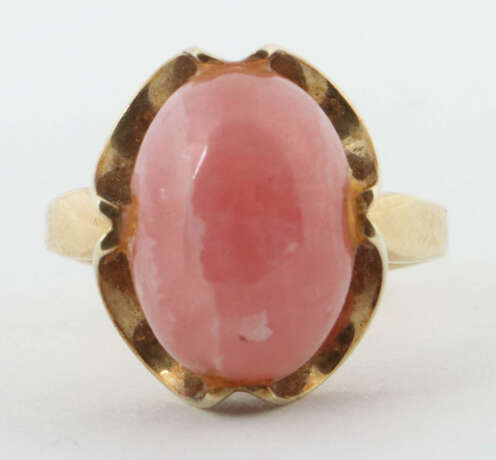 Ring mit Rosenquarz modern, Ring mit Rosenquarz-Ca… - Foto 1