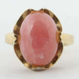 Ring mit Rosenquarz modern, Ring mit Rosenquarz-Ca… - Foto 1