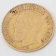 5 Mark-Goldmünze 1877, Gold 900, ca. 1,98 g, avers… - Jetzt bei der Auktion