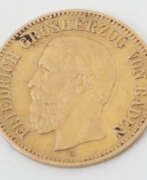Auszeichnungen. 5 Mark-Goldmünze 1877, Gold 900, ca. 1,98 g, avers…