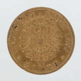 5 Mark-Goldmünze 1877, Gold 900, ca. 1,98 g, avers… - photo 2