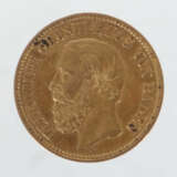 5 Mark-Goldmünze 1877, Gold 900, ca. 1,98 g, avers… - photo 3