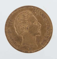 5 Mark-Goldmünze 1877, Gold 900, ca. 1,98 g, avers…