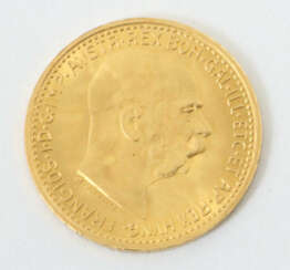 Goldmünze Österreich Darstellung Franz Josef I., 1…