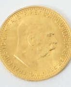 Auszeichnungen. Goldmünze Österreich Darstellung Franz Josef I., 1…
