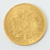 Goldmünze Österreich Darstellung Franz Josef I., 1… - Foto 2