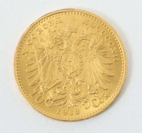 Goldmünze Österreich Darstellung Franz Josef I., 1… - Foto 2