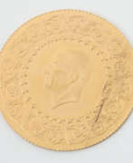 Auszeichnungen. Münze türkisch, 100 Kurus, 1966, Kemal Attatürk, G…
