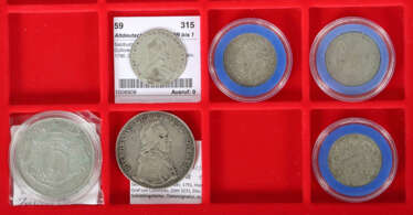 Sammlung Münzen 1x Salzburg, 20 Kreuzer, 1790; 2x …